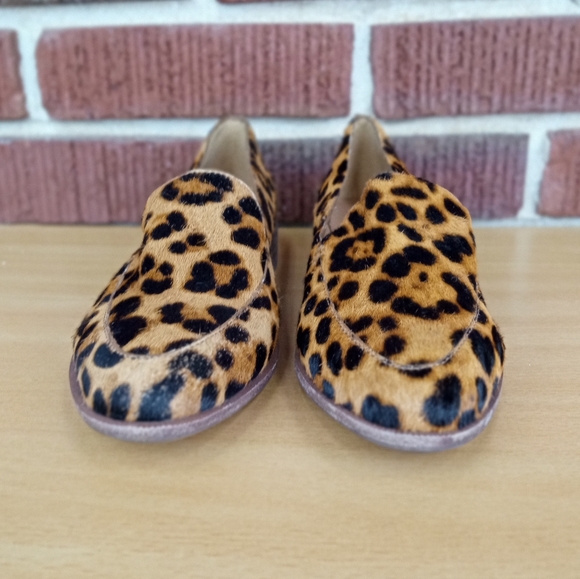 NWT Madewell The Frances Loafer in Leopard Print Calf Hair Sz. 6 - Picture 6 of 15